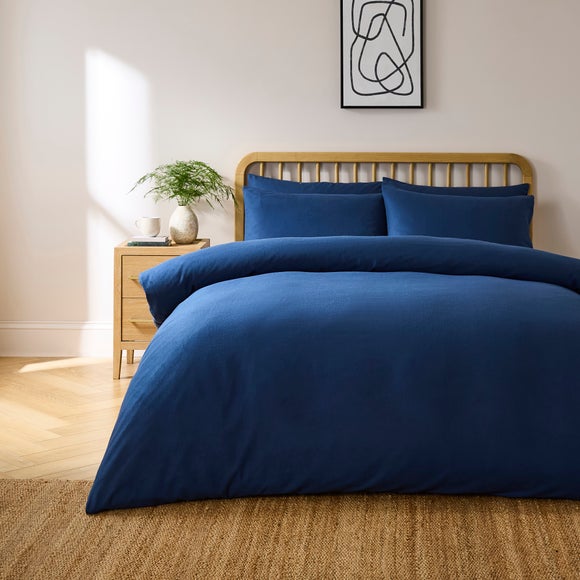 Simply Brushed Cotton Duvet Cover and Pillowcase Set