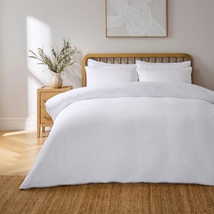 Simply Brushed Cotton Duvet Cover And Pillowcase Set
