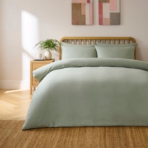 Simply Brushed Cotton Duvet Cover And Pillowcase Set