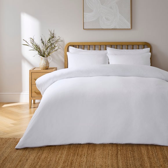 Simply Brushed Cotton Duvet Cover And Pillowcase Set