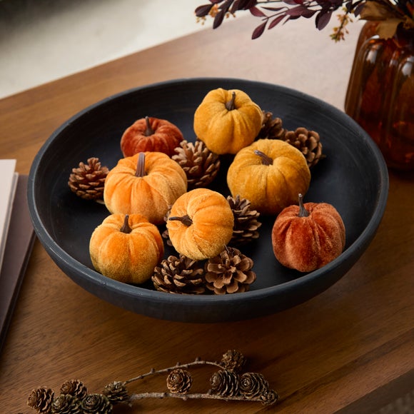 View Decorative Mixed Pumpkins & Pinecones View Decorative Mixed Pumpkins & Pinecones