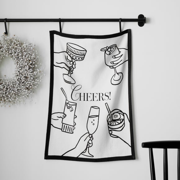 Cheers! Novelty Tea Towel