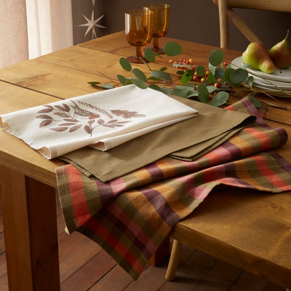 Pack of 3 Winter Harvest Tea Towels