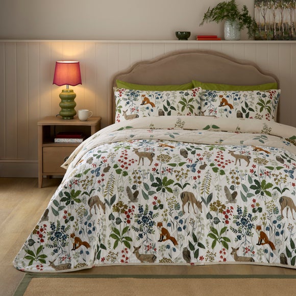Woodland Wonders Brushed Bedspread