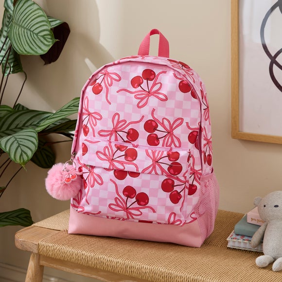 Cherries and Bows Kids Backpack