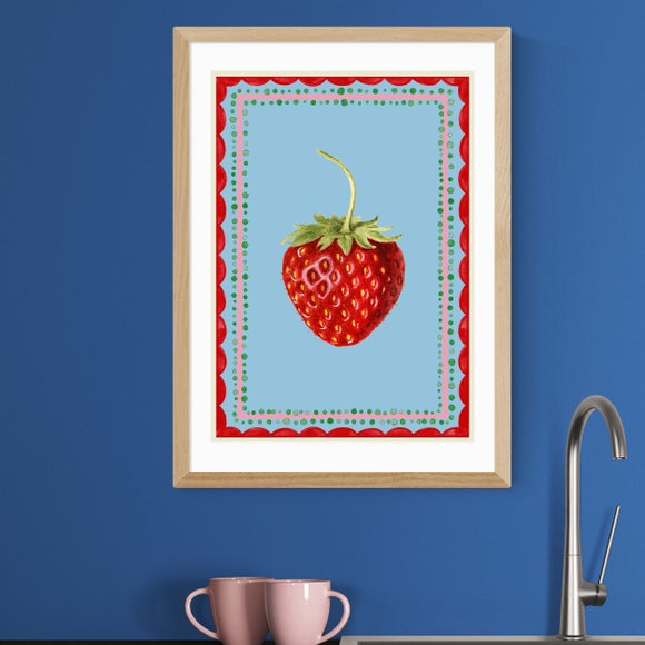 East End Prints Carnival Strawberry Print