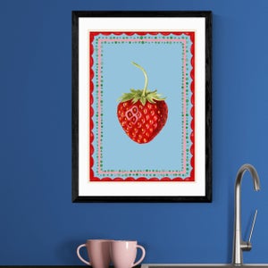 East End Prints Carnival Strawberry Print