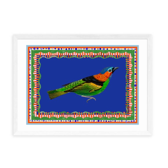 Photo 2 of East End Prints Birdframe Tanager Print Photo 2 of East End Prints Birdframe Tanager Print