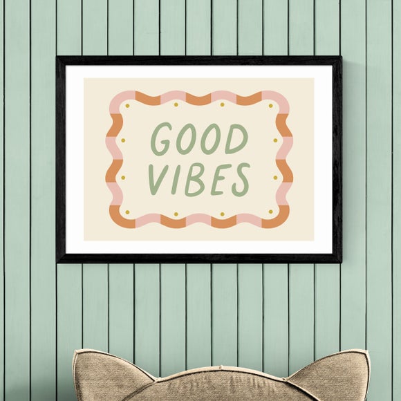 East End Prints Good Vibes Print