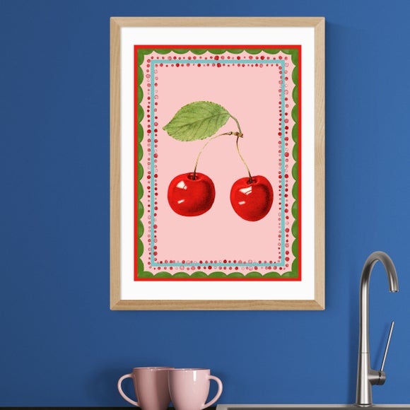 East End Prints Carnival Cherries Print