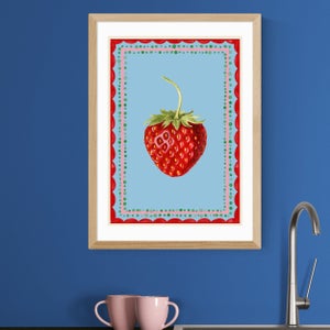 East End Prints Carnival Strawberry Print