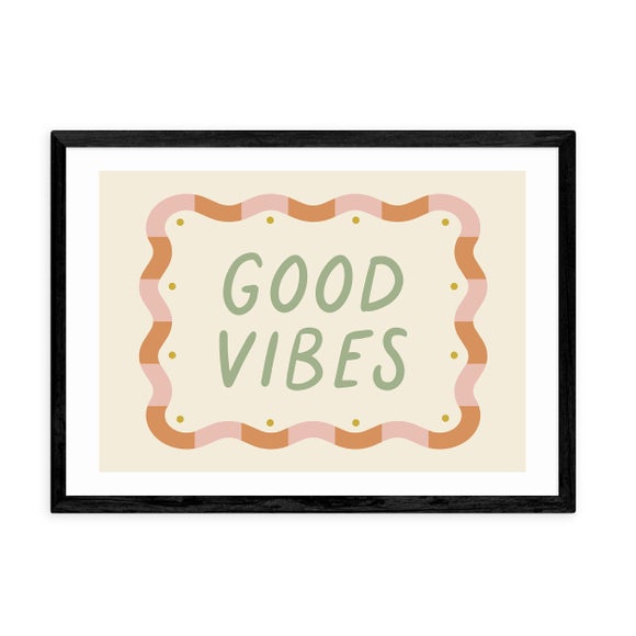 Photo 2 of East End Prints Good Vibes Print