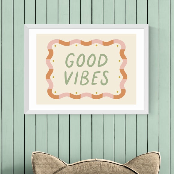 East End Prints Good Vibes Print