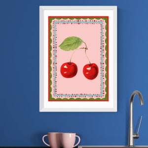 East End Prints Carnival Cherries Print