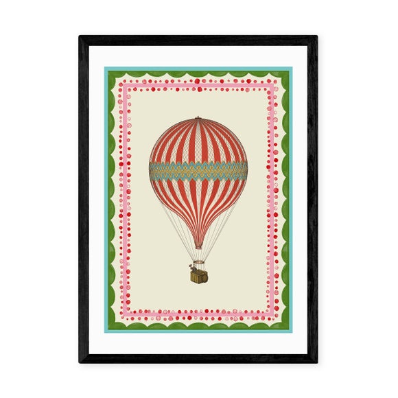 Photo 2 of East End Prints Carnival Hot Air Balloon Print Photo 2 of East End Prints Carnival Hot Air Balloon Print