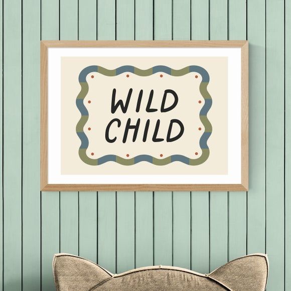 East End Prints Wild Child Print