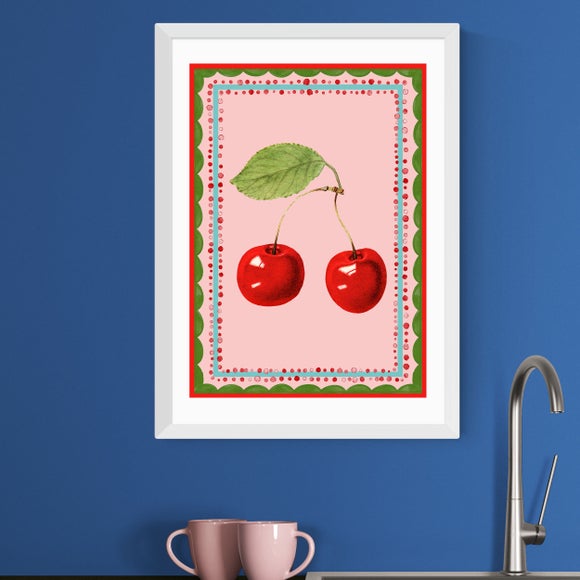 East End Prints Carnival Cherries Print