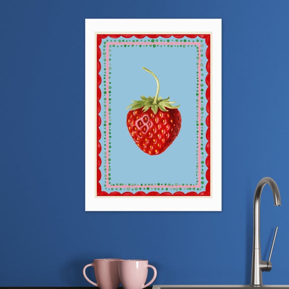 East End Prints Carnival Strawberry Print