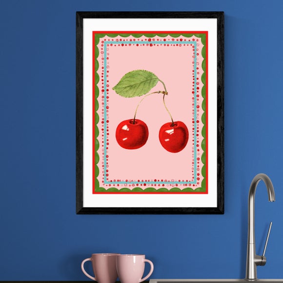 East End Prints Carnival Cherries Print