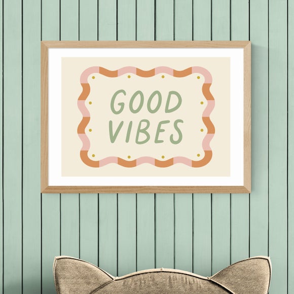 East End Prints Good Vibes Print
