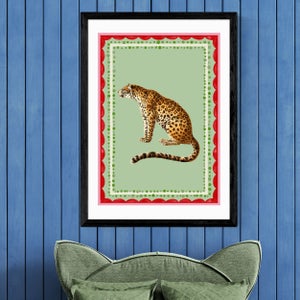 East End Prints Carnival Leopard Print