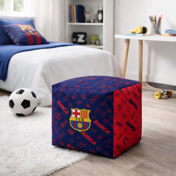 Kaikoo Barcelona Football Club Cube Bean Bag