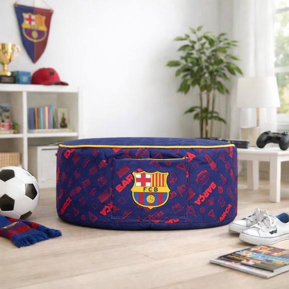 Kaikoo Barcelona Football Club Bean Bag Stool