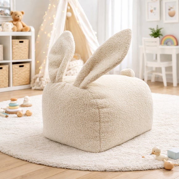 Bunny Boucle Bean Bag
