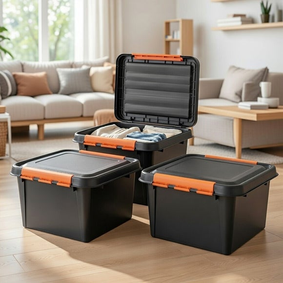 Smartstore Pro Set of 3 Heavy Duty Storage Box Bundle