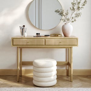 Daphne 2 Drawer Dressing Table- Oak Effect