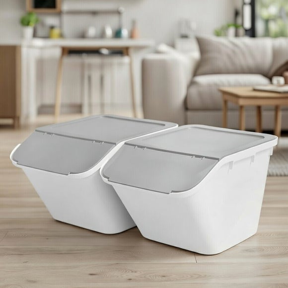 Smartstore Collect Stack It Set of 2 Recycling Bins