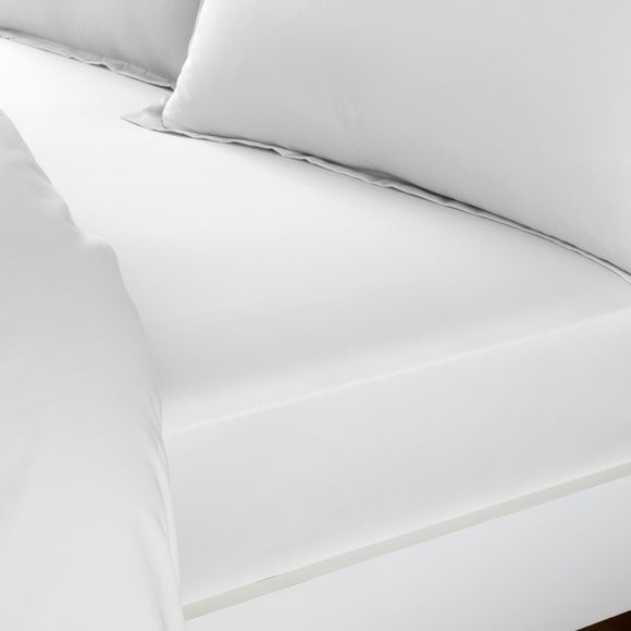 Hotel 400 Thread Count 100% Cotton Sateen Fitted Sheet