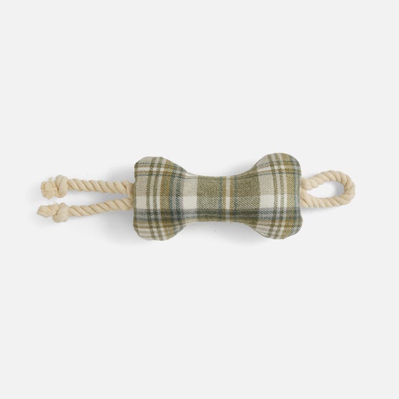 Photo 3 of Checked Dog Bone Toy Photo 3 of Checked Dog Bone Toy