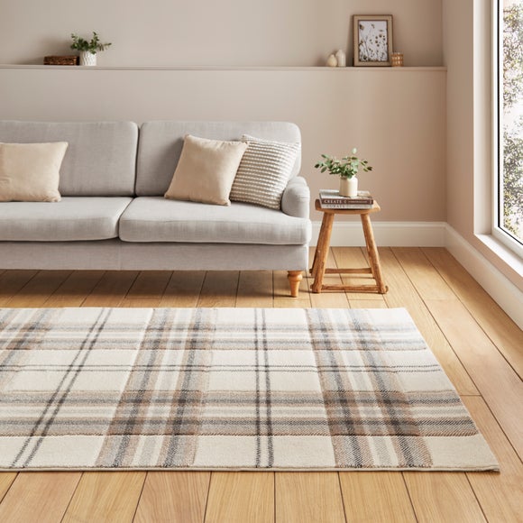 Catherine Lansfield Kelso Check Rug