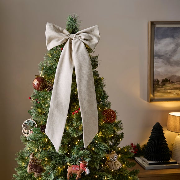 Large Linen Bow