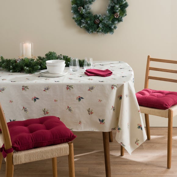 Christmas Spruce Wipe Clean Tablecloth