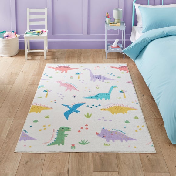 Catherine Lansfield Kids Dinosaur Friends Rug