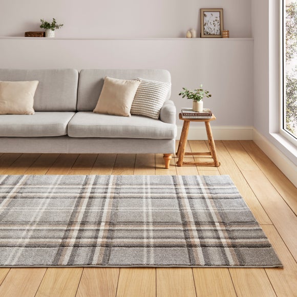 Catherine Lansfield Kelso Check Rug