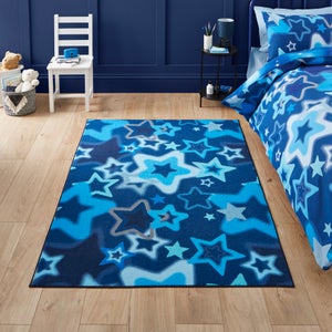 Catherine Lansfield Kids Ombre Stars Rug