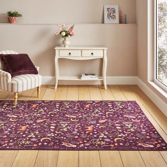 Catherine Lansfield Twilight Animals Rug