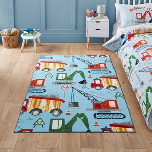 Catherine Lansfield Kids Construction Rug