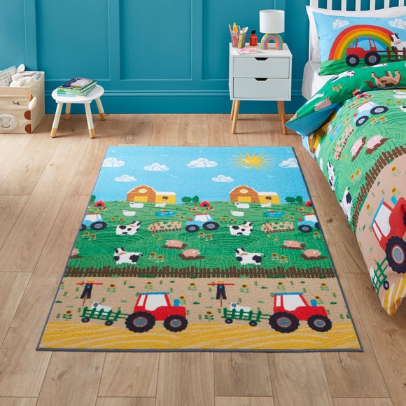 Photo 1 of Catherine Lansfield Kids Farmyard Animals Rug