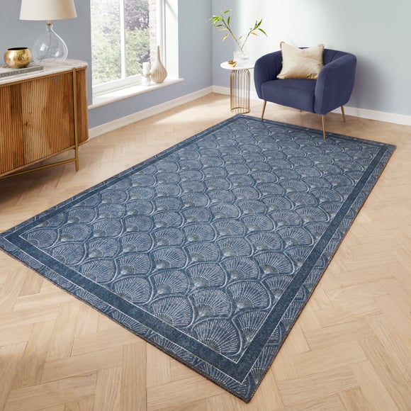 Catherine Lansfield Deco Peacock Rug