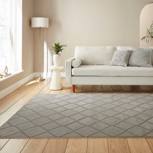 Catherine Lansfield Cosy Diamond Rug