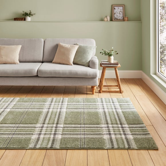 Catherine Lansfield Kelso Check Rug