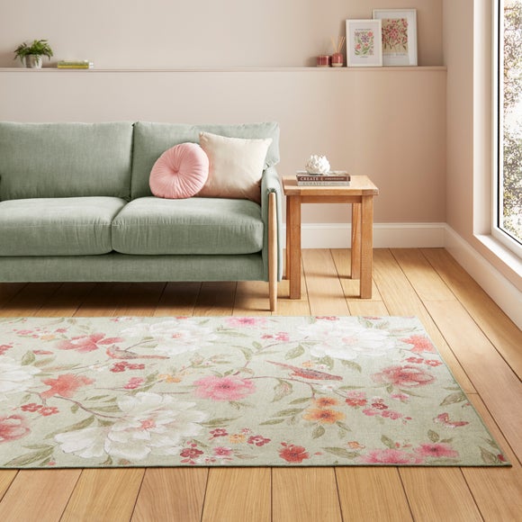 Catherine Lansfield Pipa Floral Rug