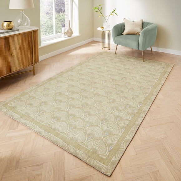 Catherine Lansfield Deco Peacock Rug