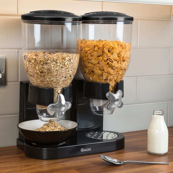 View Swan 3.5l Double Cereal Dispenser View Swan 3.5l Double Cereal Dispenser