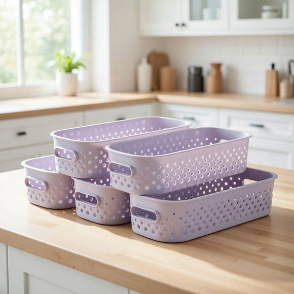 Smartstore Essence Slim Set of 5 1.3L Storage Baskets