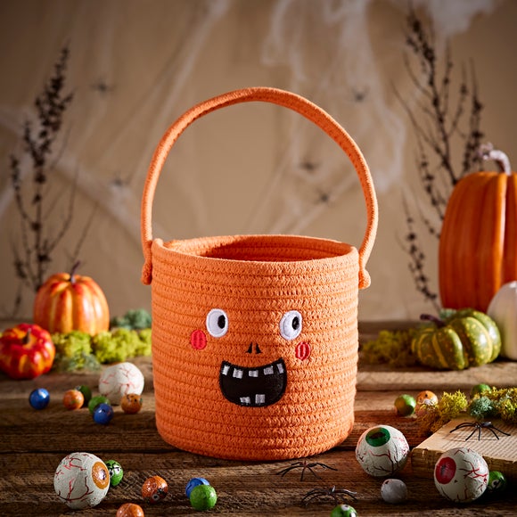 View Pumpkin Basket With Handle View Pumpkin Basket With Handle
